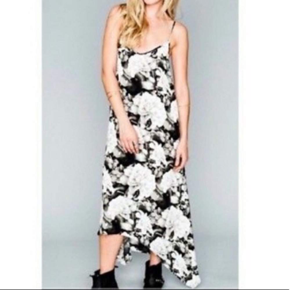 Show Me Your Mumu Black/Gray Taryn Strap Dress